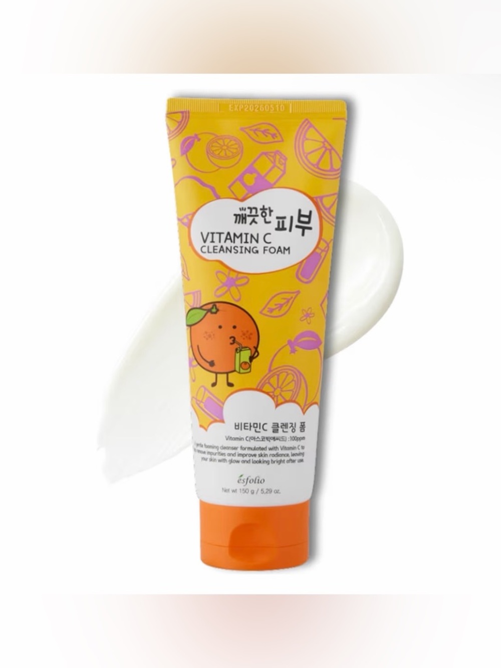 Esfolio K-Beauty Vitamin Cleansing Foam